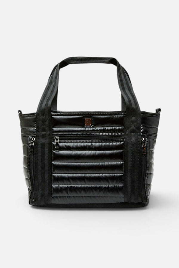 Think Royln Jr Jetset Wingman Handbag in Pearl Black