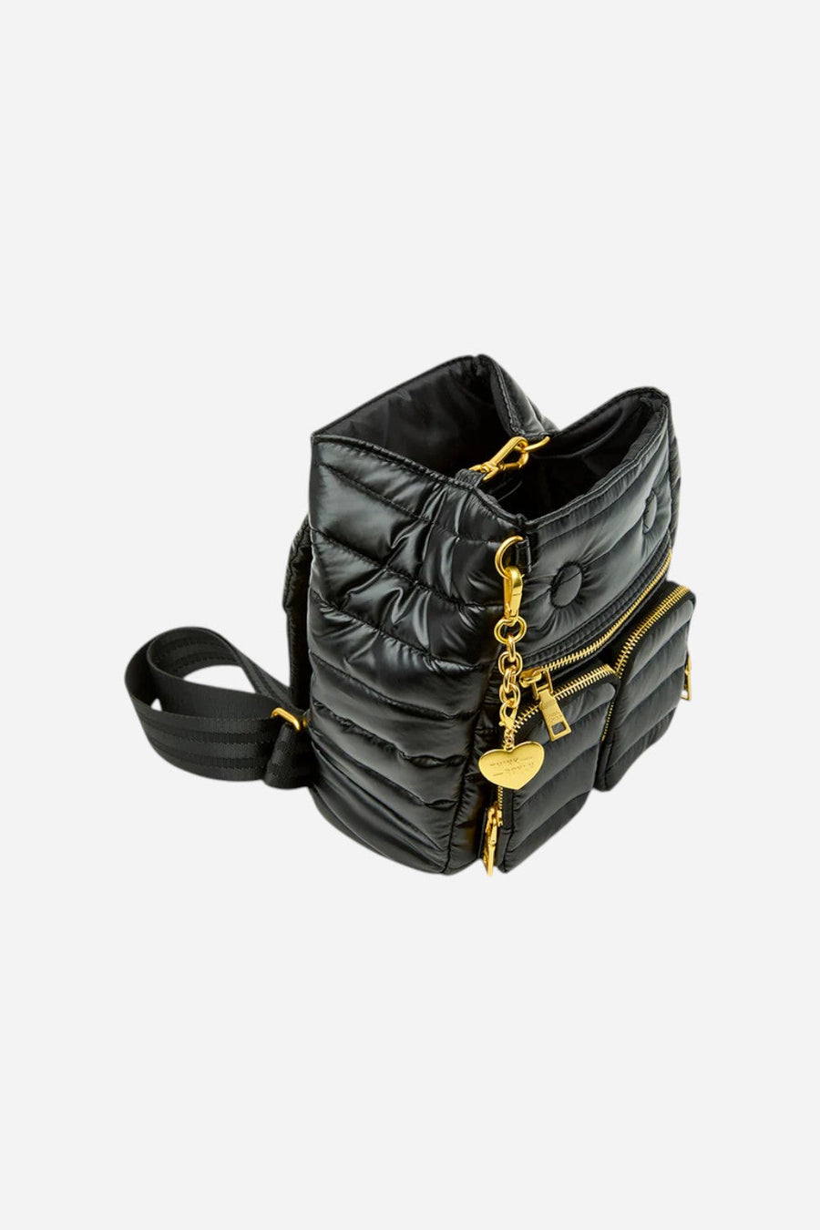 Think Royln Legend Backpack in Pearl Black – side view
