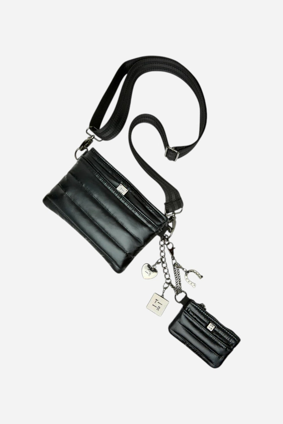 Think Royln Mini Bum Bag Pouch with Lucky Charm – detail