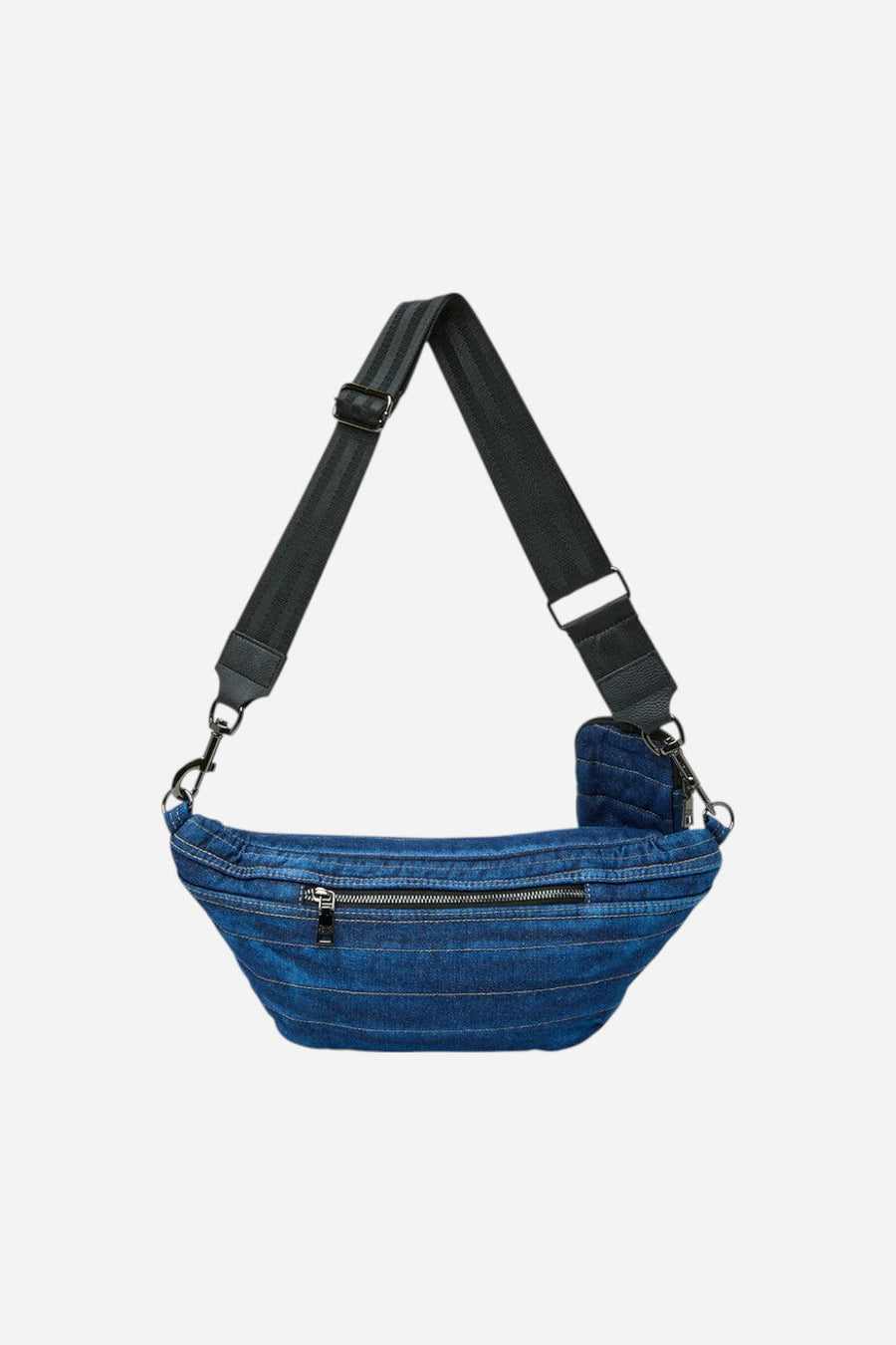 Think Royln Sister Sling Bag Stone Washed Denim – back view