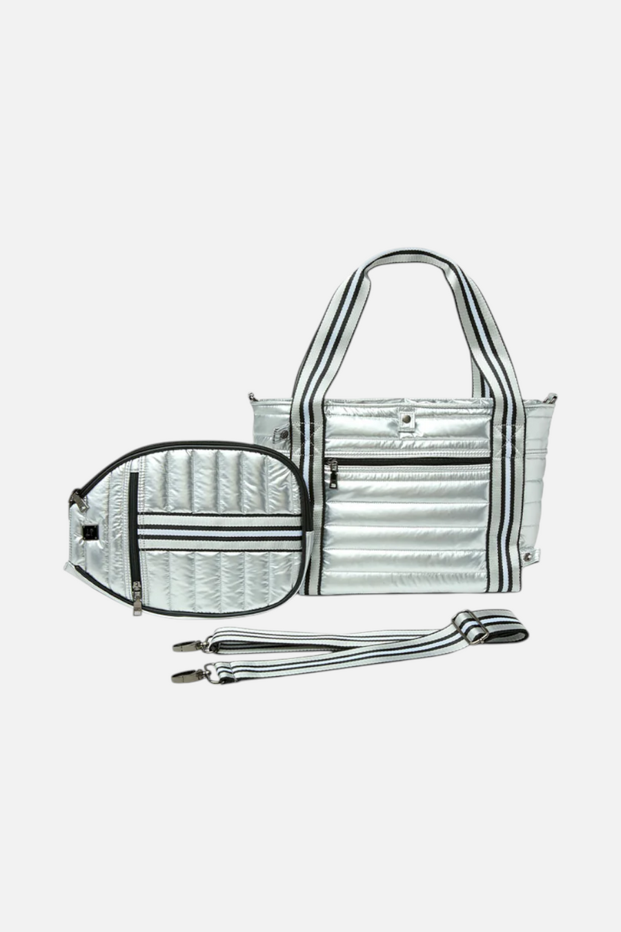 Think Royln Sporty Spice Pickle Bag in Silver – detail