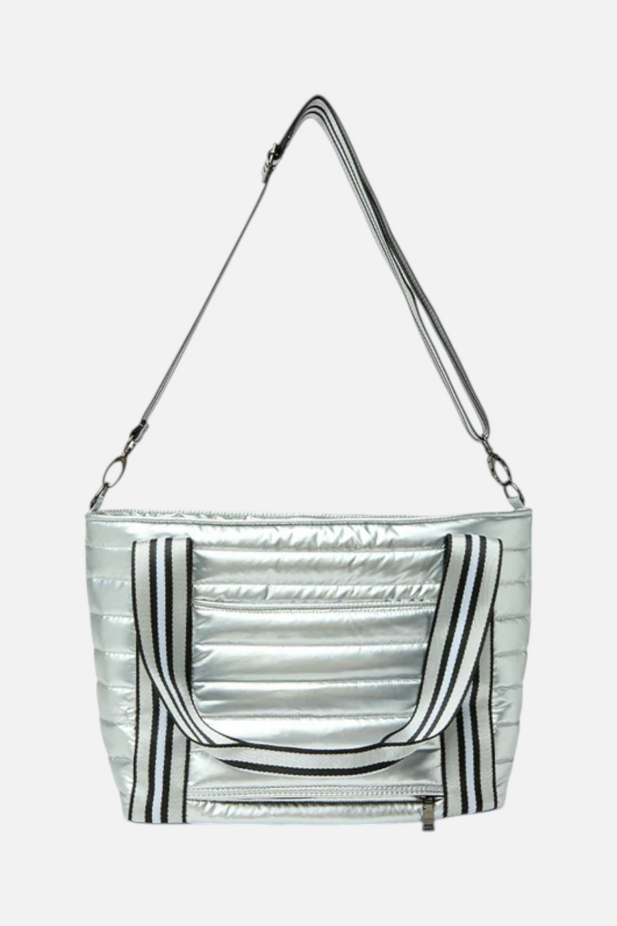Think Royln Sporty Spice Pickle Bag in Silver – side view