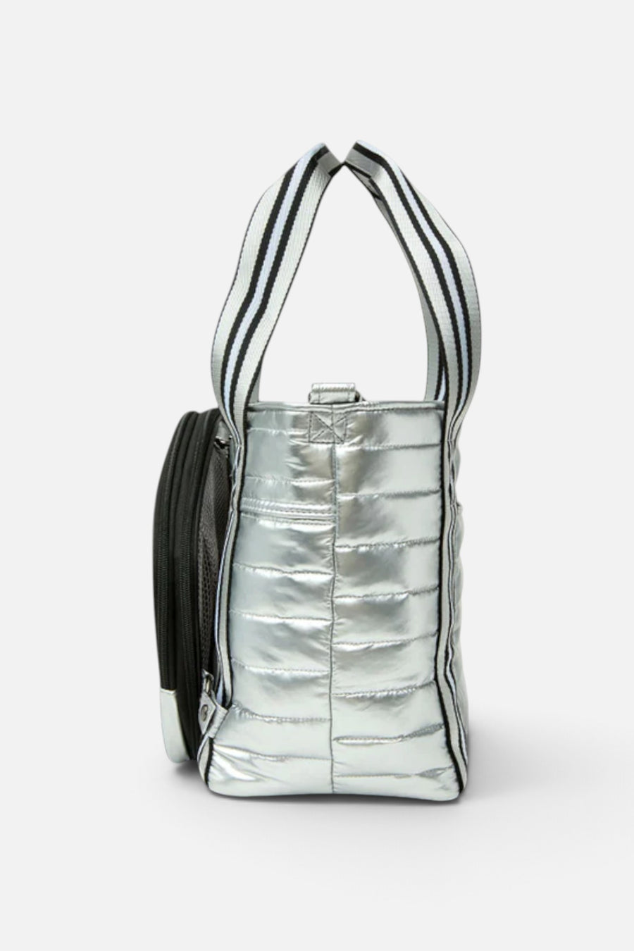 Think Royln Sporty Spice Pickle Bag in Silver – side view