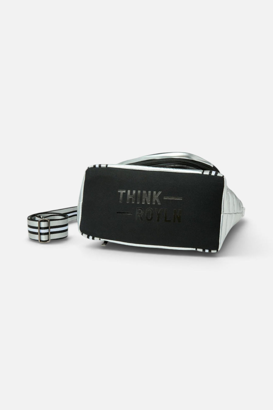 Think Royln Sporty Spice Pickle Bag in Silver – side view