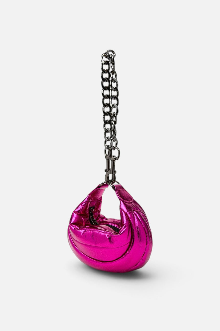 Think Royln Tiny Dancer in Luxe Crackled Fuschia – three-quarter view