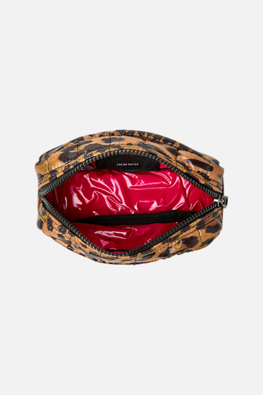 Think Royln Touch-Up Carry All Bag in Pearl Leopard – back view