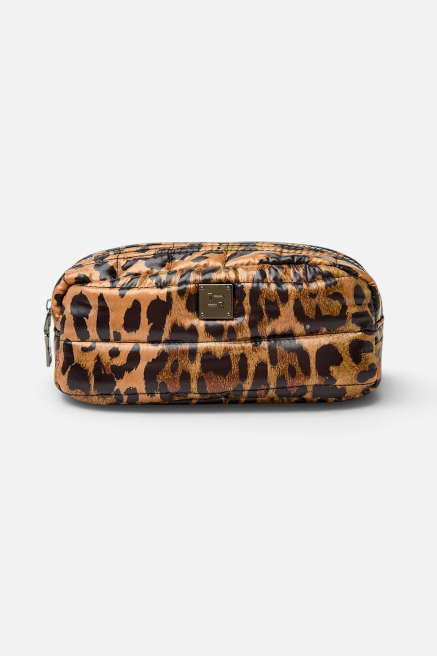 Think Royln Touch-Up Carry All Bag in Pearl Leopard – side view