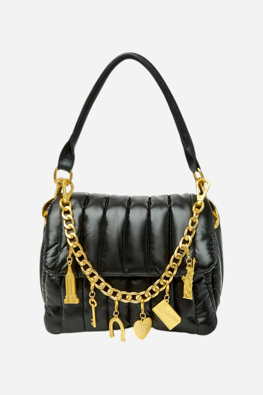 Think Royln TR Loves NYC Charm Chain in Gold – back view
