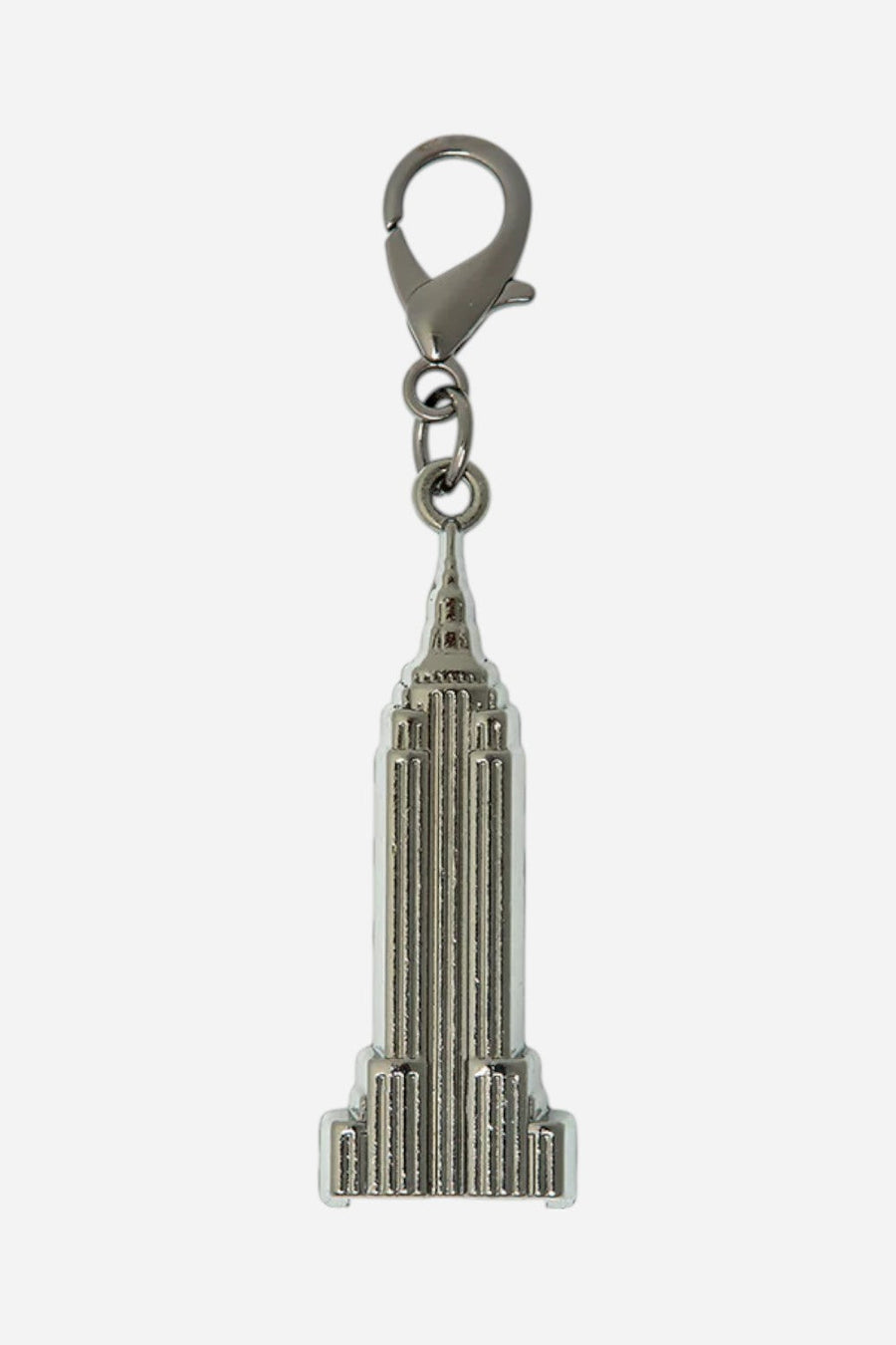 Think Royln TR Loves NYC Charm Chain in Gunmetal – flat lay
