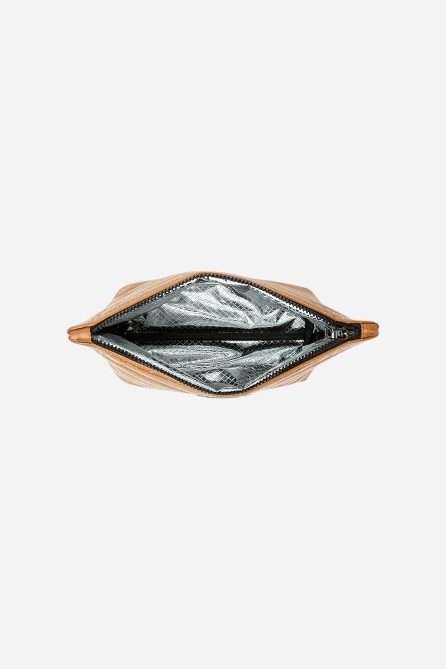 Think Royln Travel Trio Organizational Pouches in Mineral Gold Glossy Nude & Pearl Leopard – alternate