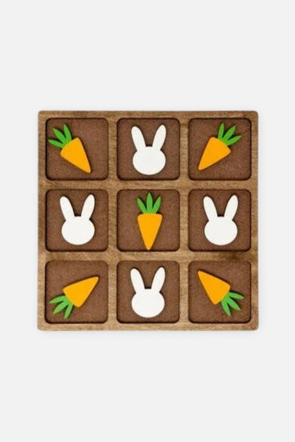 This & That Bunny Vs Carrot Tic-Tac-Toe Game