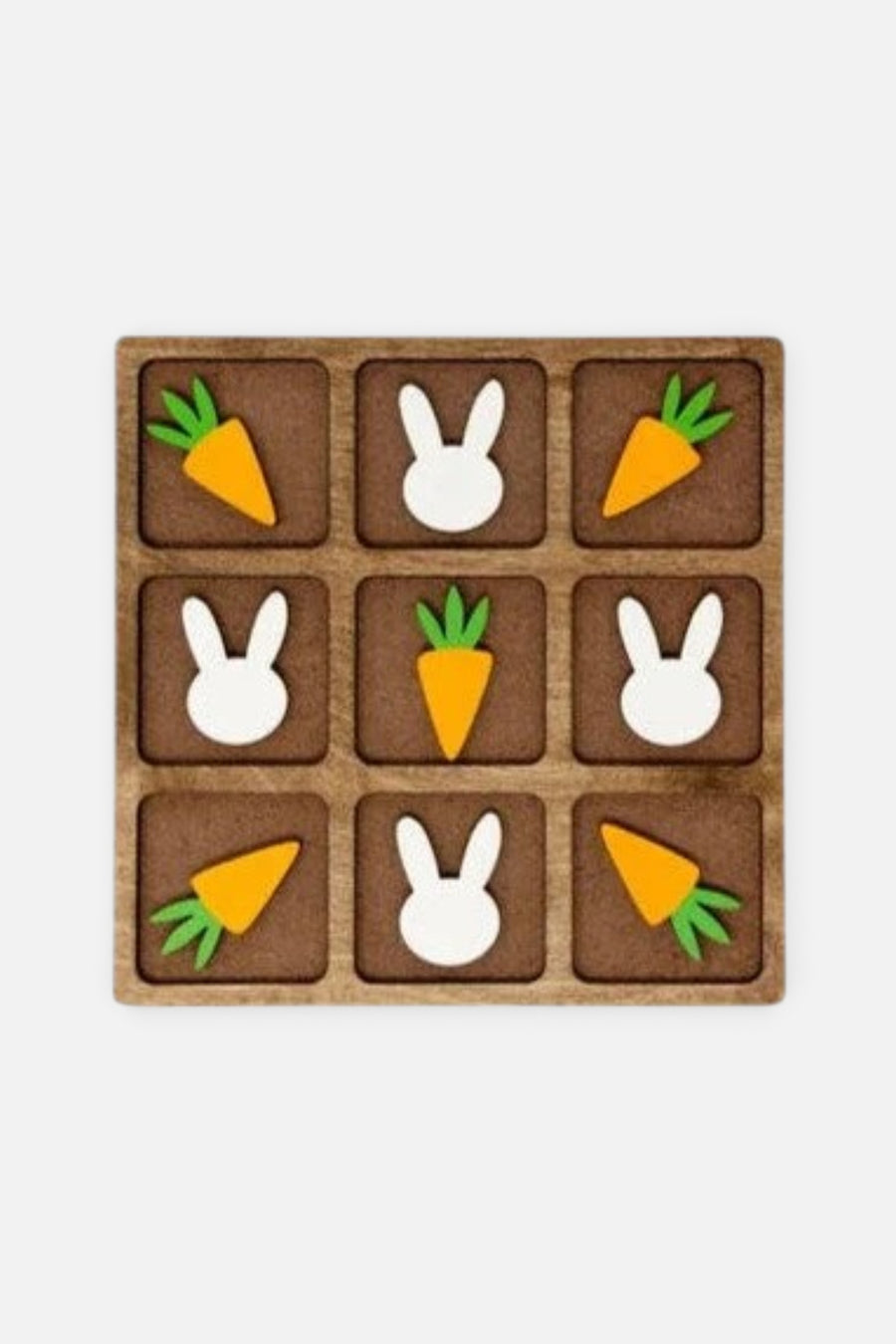 This & That Bunny Vs Carrot Tic-Tac-Toe Game – front view
