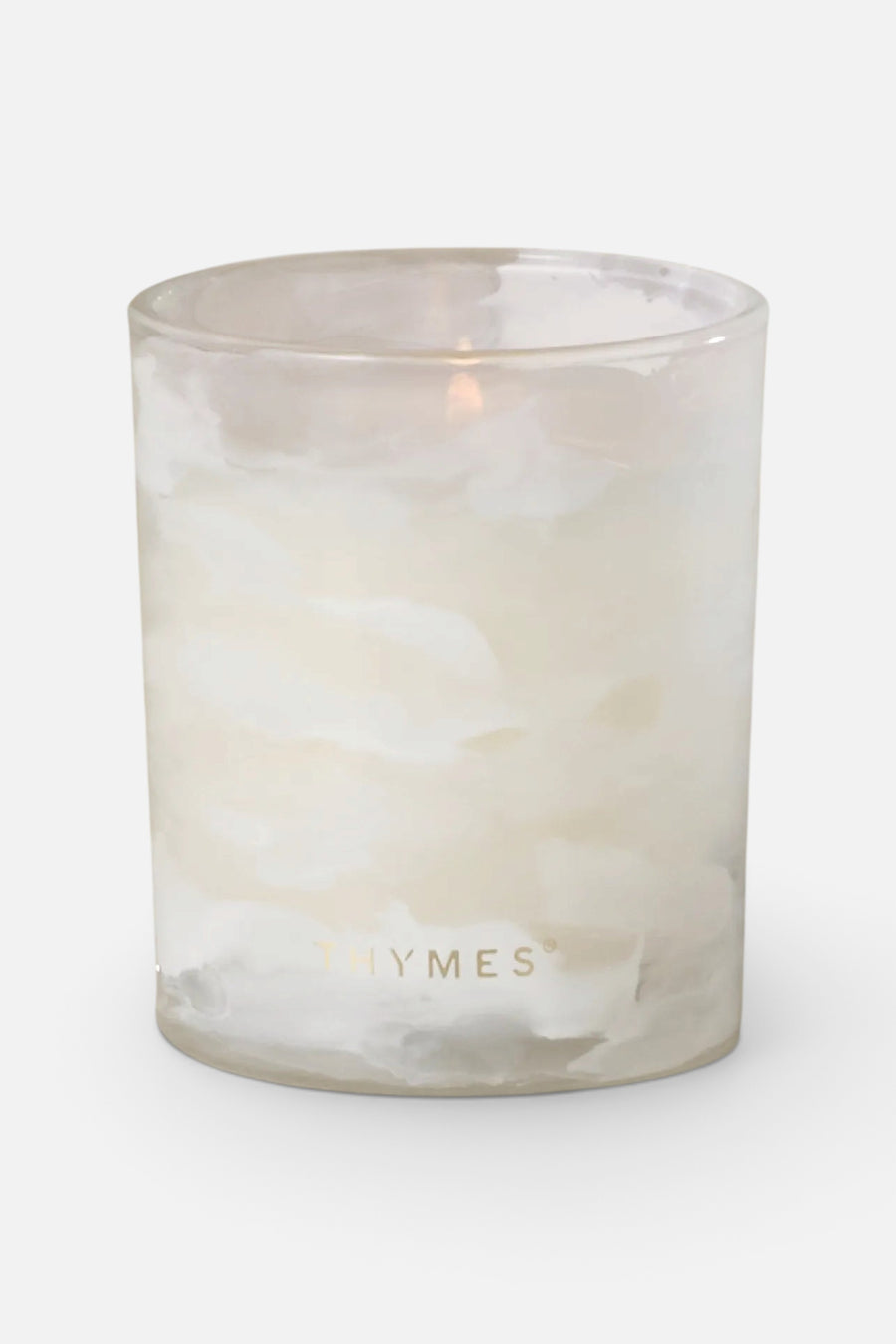 Thymes Frasier Fir Tidings 6.5 oz Poured Candle – back view