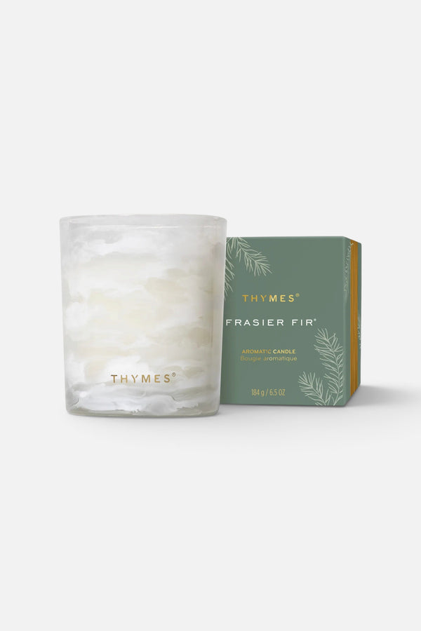 Thymes Frasier Fir Tidings 6.5 oz Poured Candle