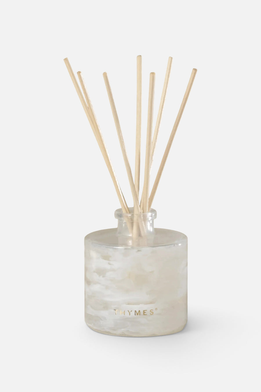 Thymes Frasier Fir Tidings Petite Reed Diffuser – back view
