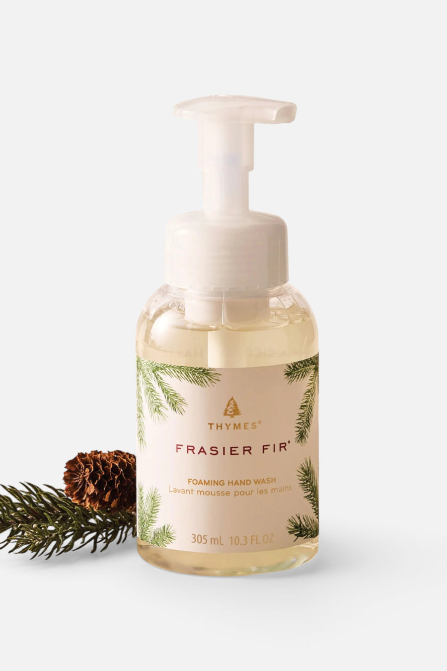 THYMES Frasier Fur Foaming Hand Wash – back view