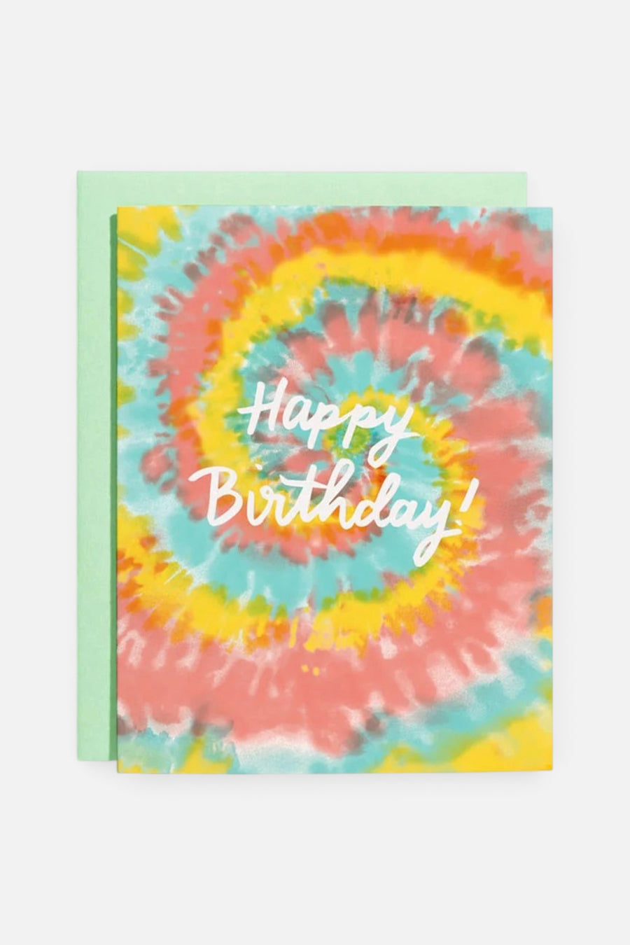 Tie-Dye Birthday Card – front view