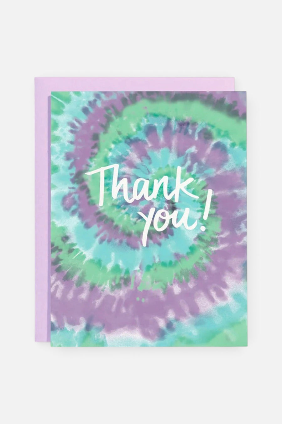 Tie-Dye Thank You Card – front view