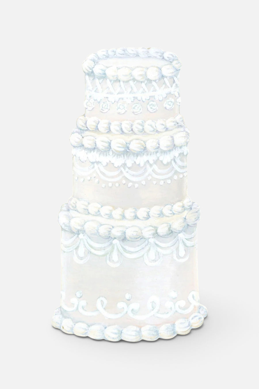 Tiered Cake Guest Napkins - Set of 16 – front view