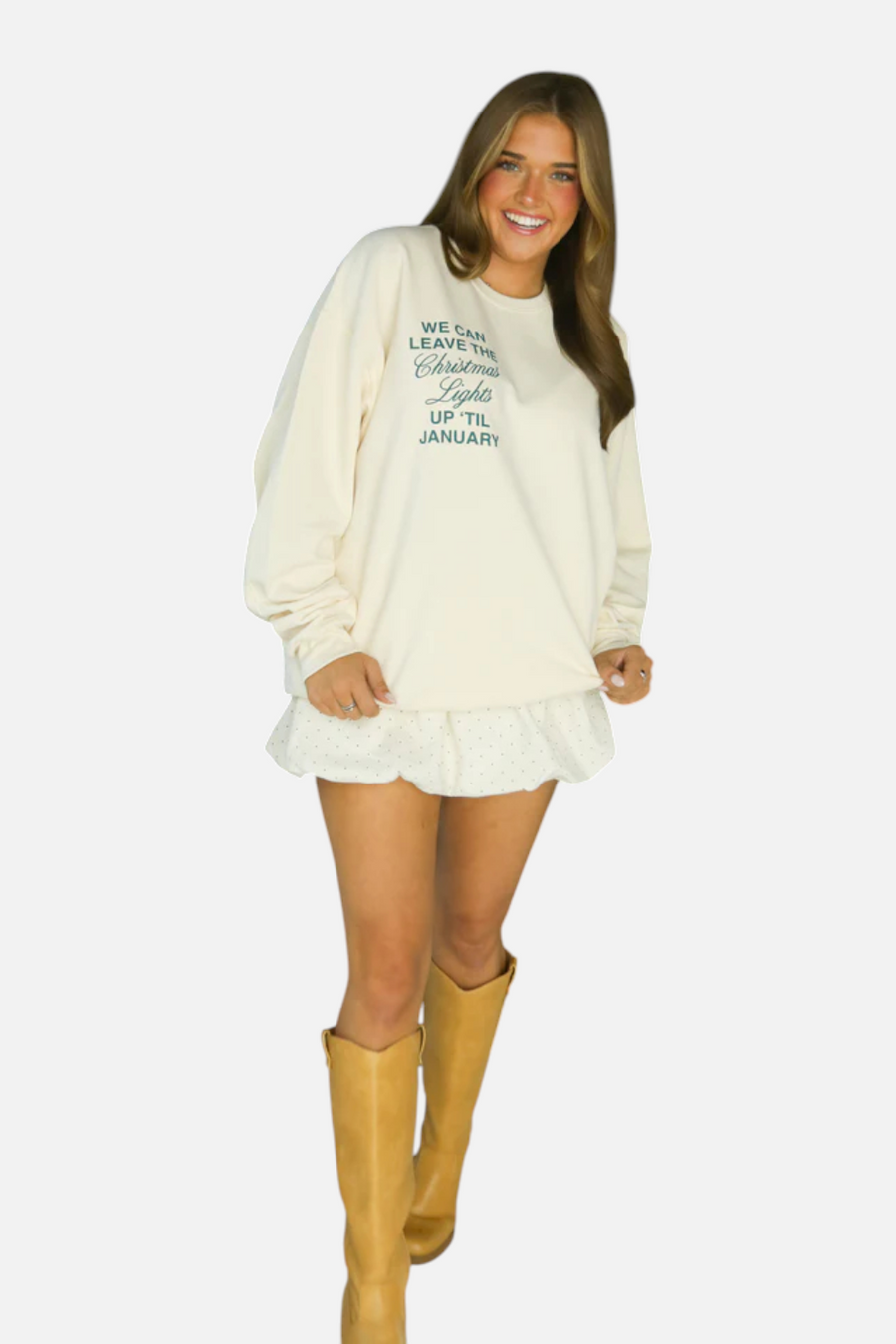 Til January Sweatshirt – back view