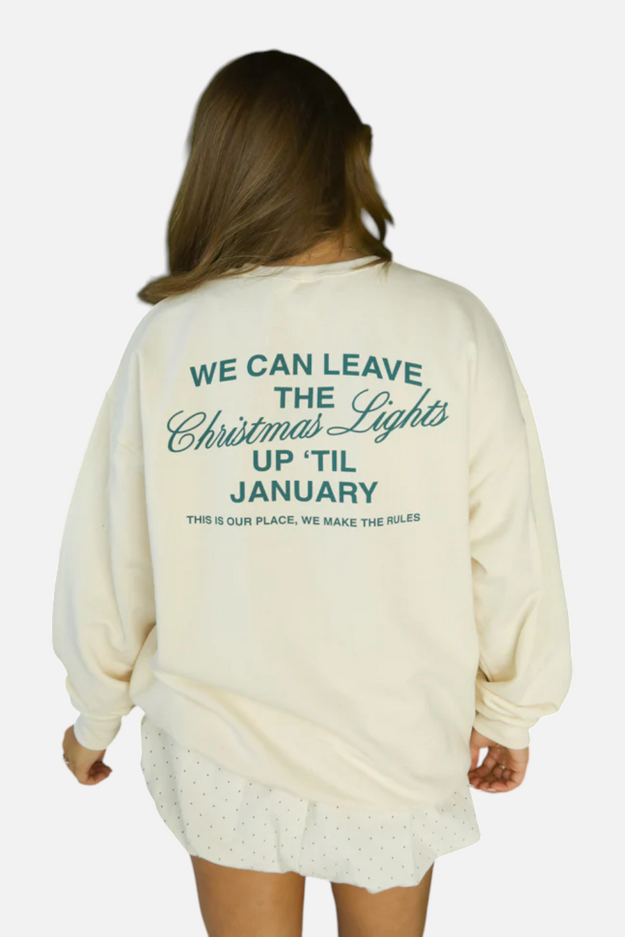 Til January Sweatshirt – side view