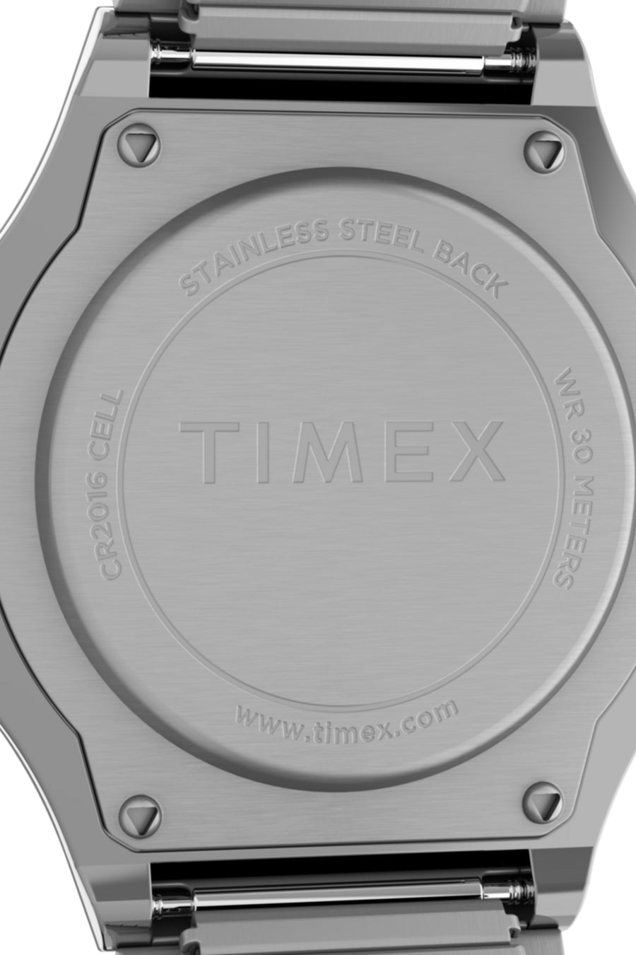 Timex T80 34mm Stainless Steel Expansion Band Watch – detail