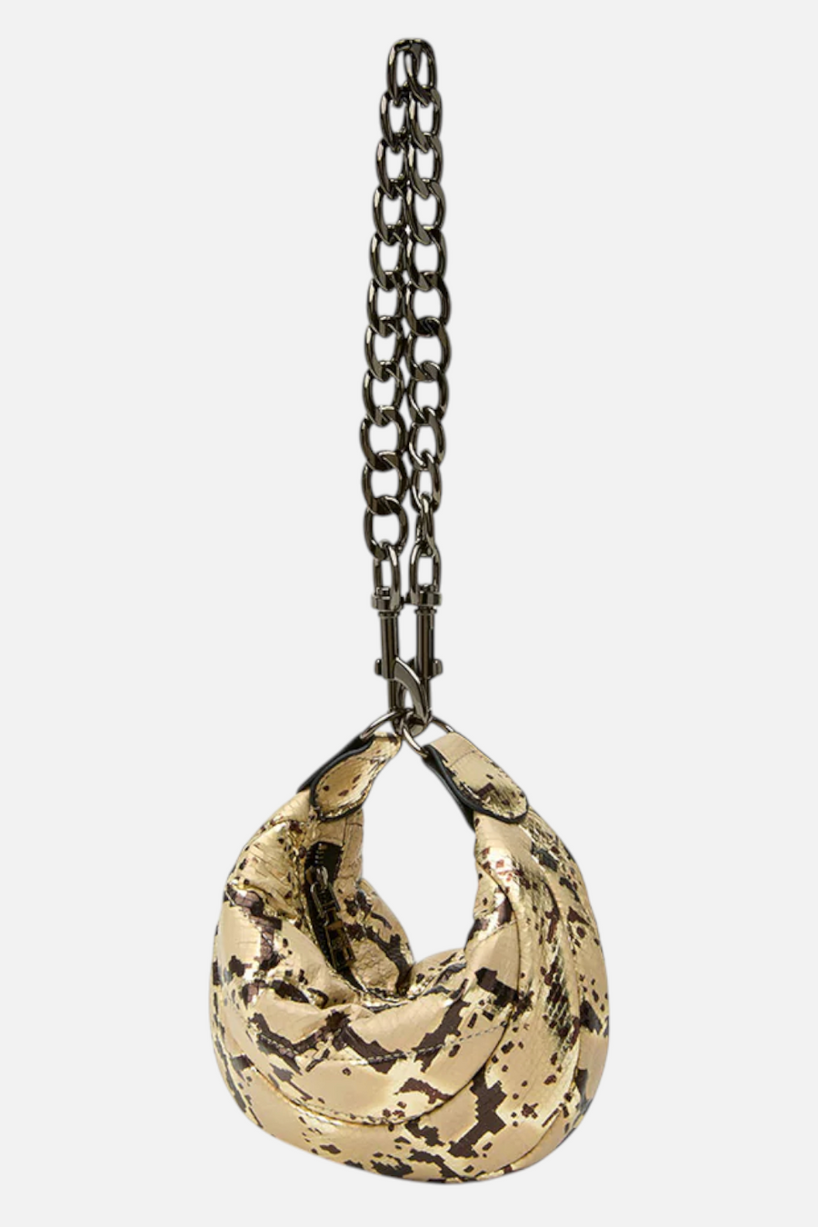 Tiny Dancer Shoulder Bag in Python Luxe – detail