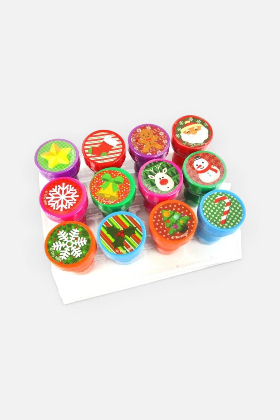 Tiny Mills Christmas Stamp Kit – flat lay
