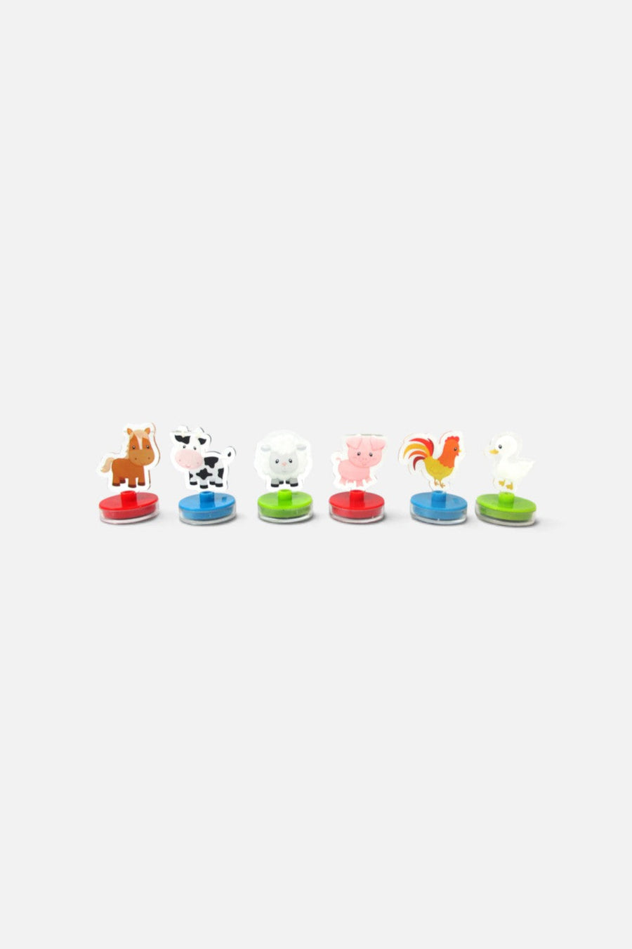 Tiny Mills Farm Animals Acrylic Stampers – back view