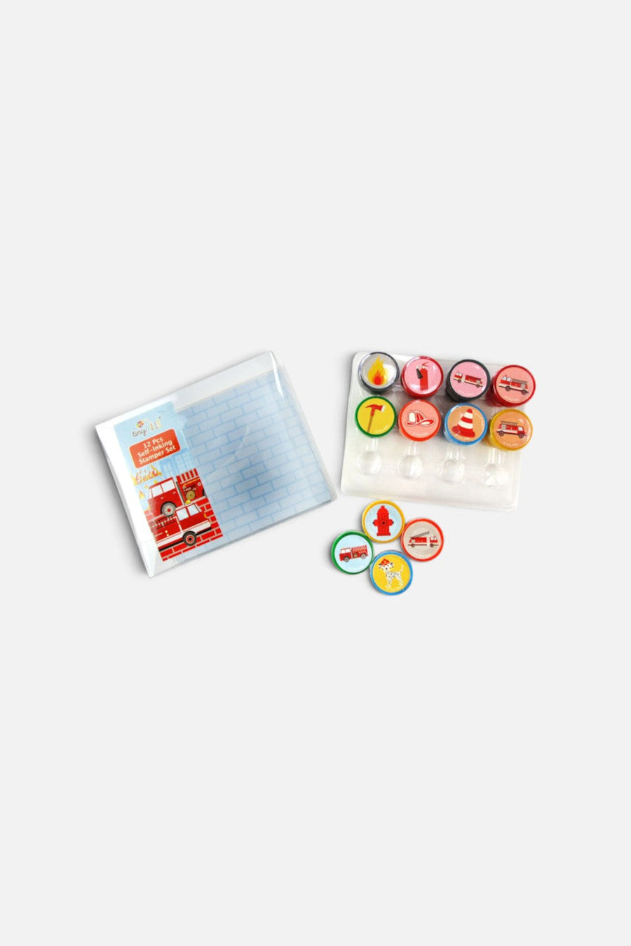 Tiny Mills Firetruck Stamp Kit – detail