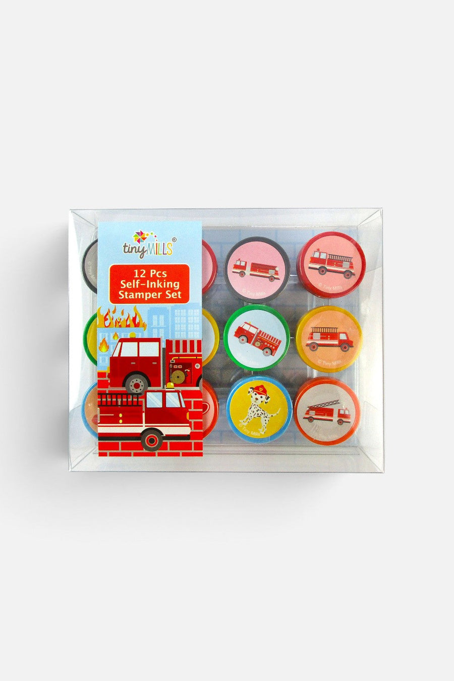 Tiny Mills Firetruck Stamp Kit – front view