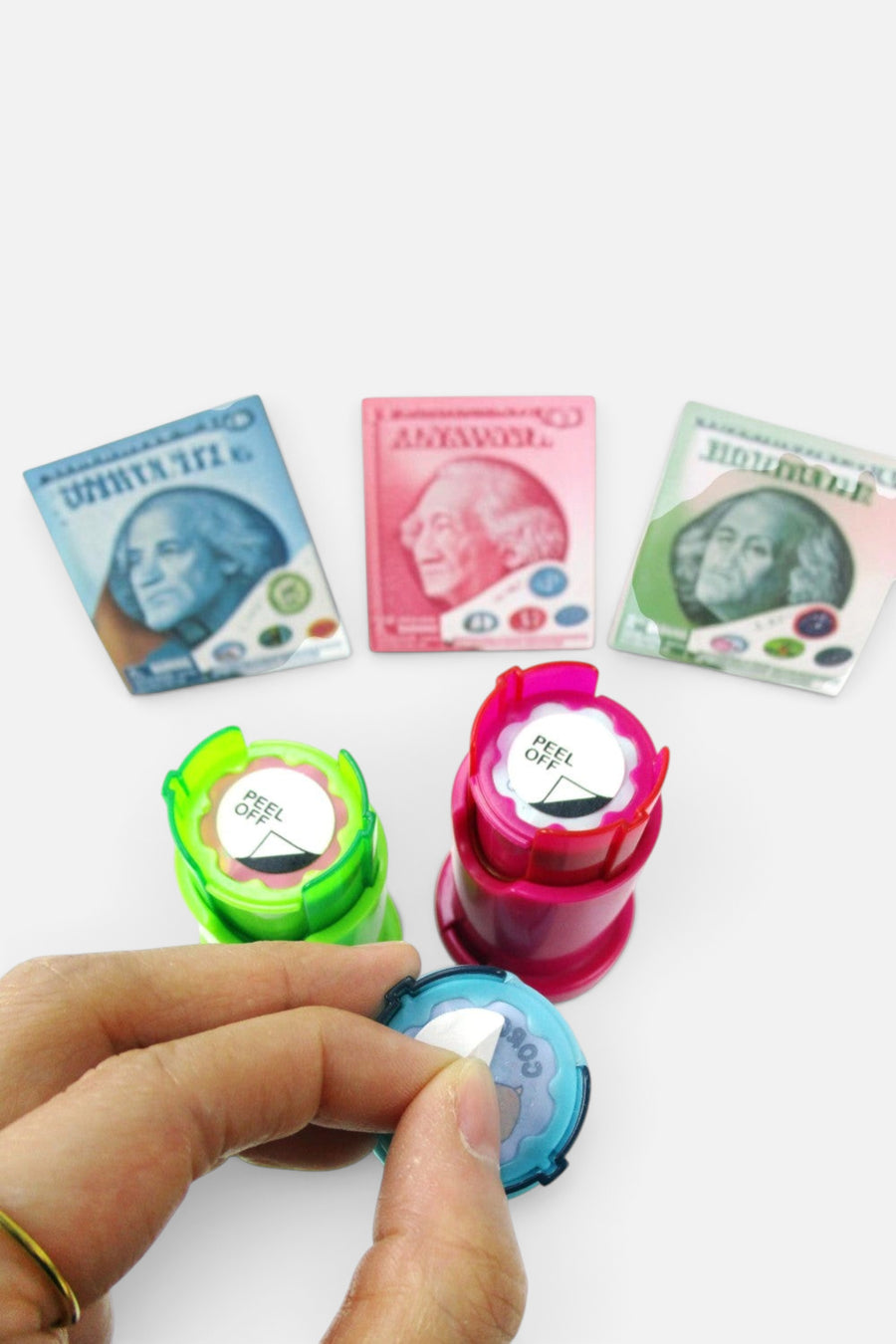 Tiny Mills Sticker Stamper – flat lay