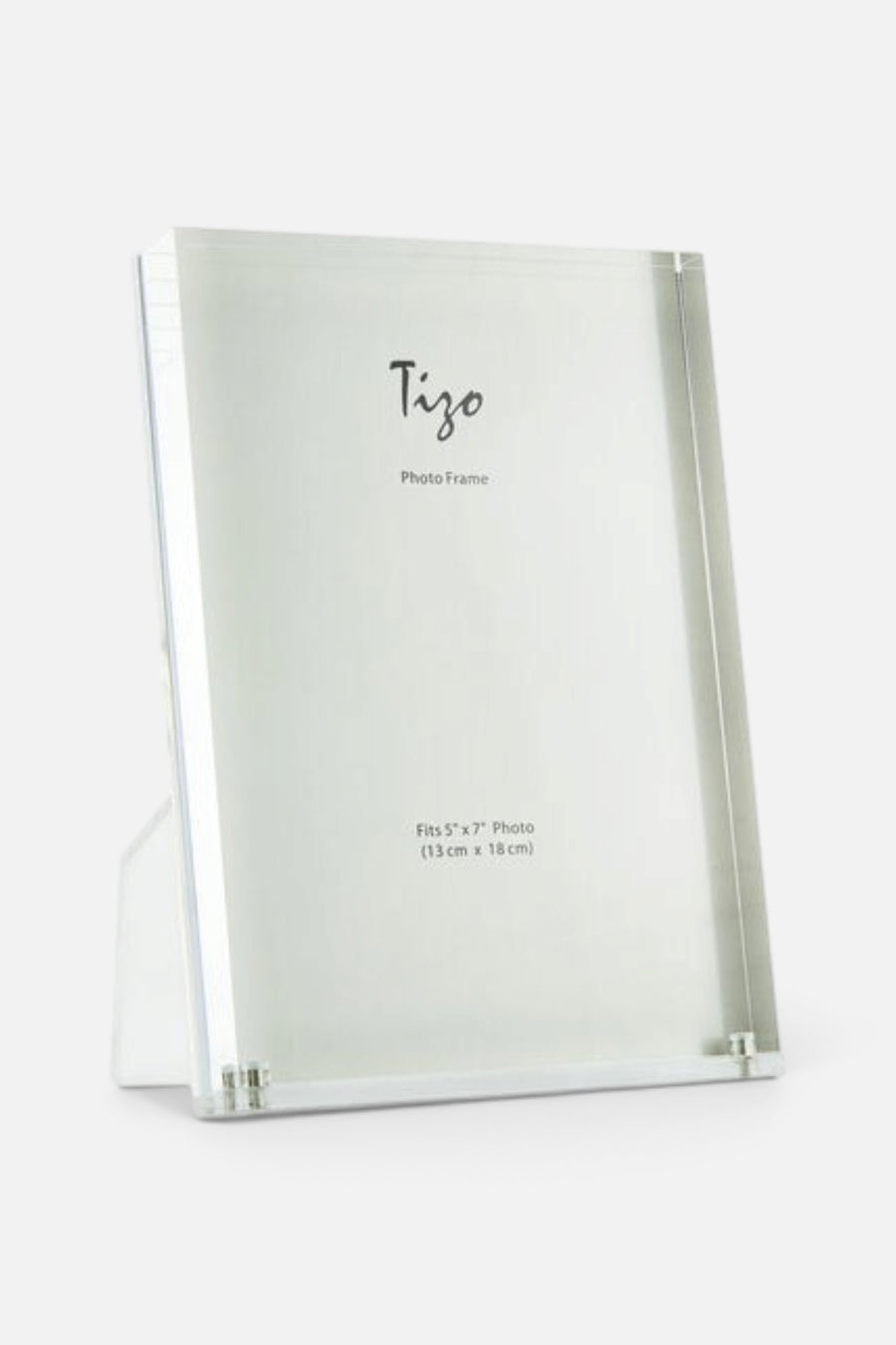 Tizo 4x4 Acrylic Frame in Clear – front view