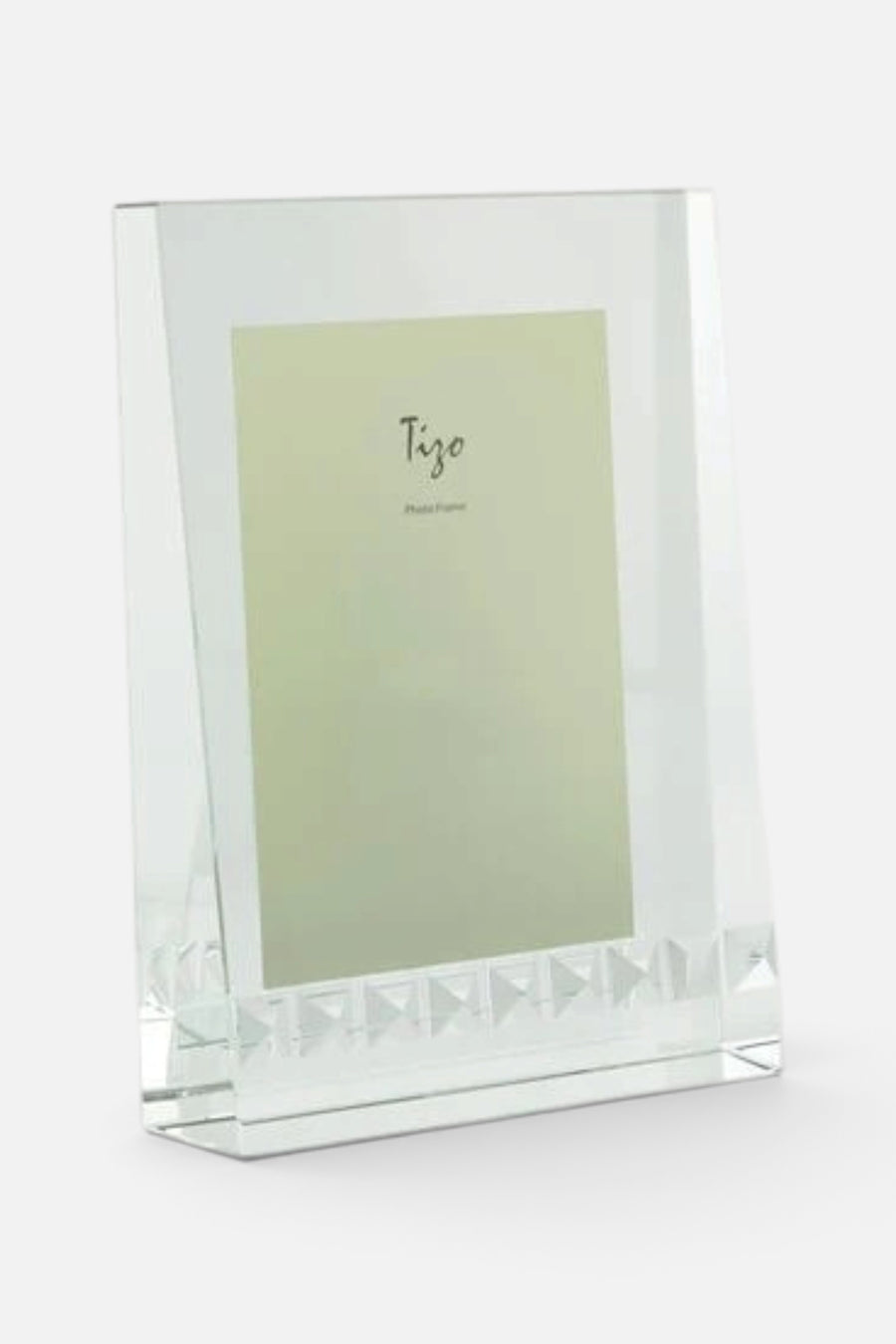 Tizo 4x6 Crystal Frame with Studs – front view