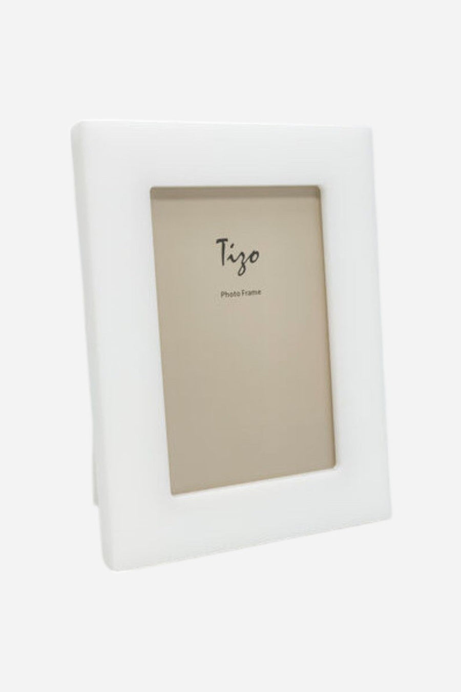 Tizo Acrylic Lucite Frame in Solid White – front view