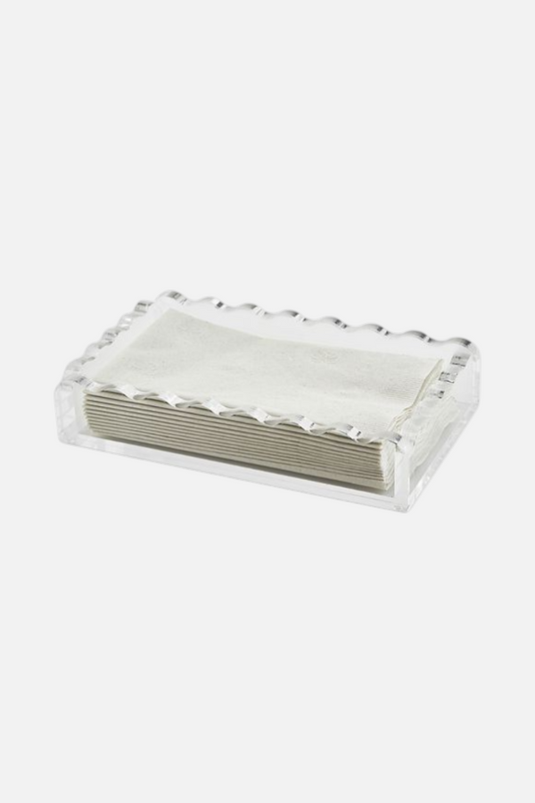 Tizo Acrylic Wave Guest Towel Tray