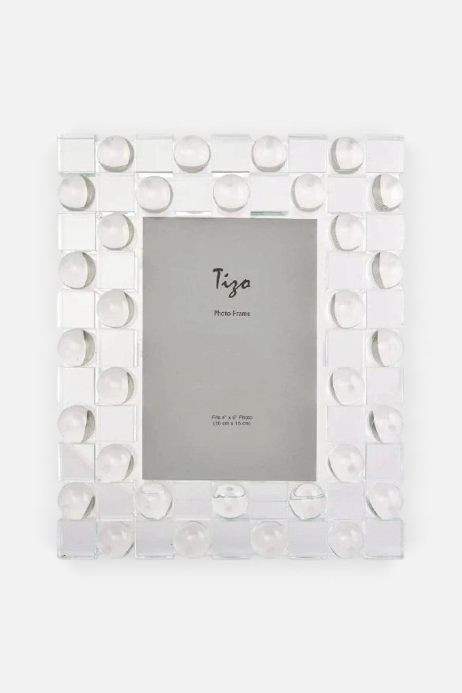 Tizo Crystal Block & Sphere Frame 4x6 – front view