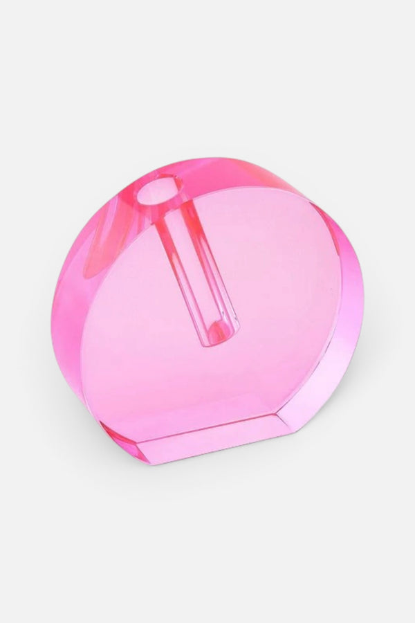 Tizo Crystal Small Pink Bud Vase