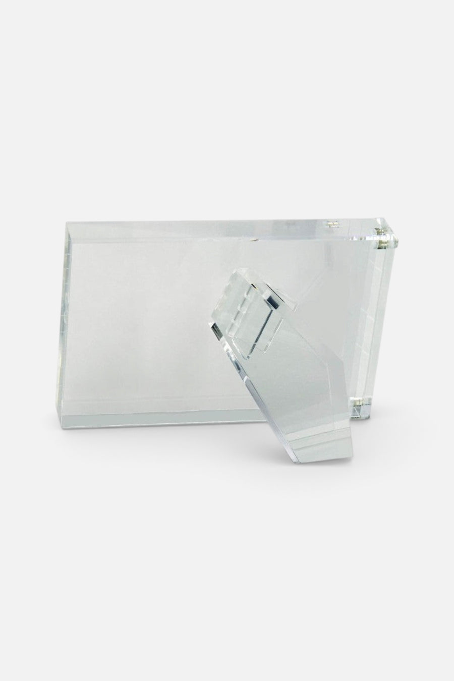 Tizo Lucite Easel Back Frame - Clear Back Horizontal 7x5 – back view