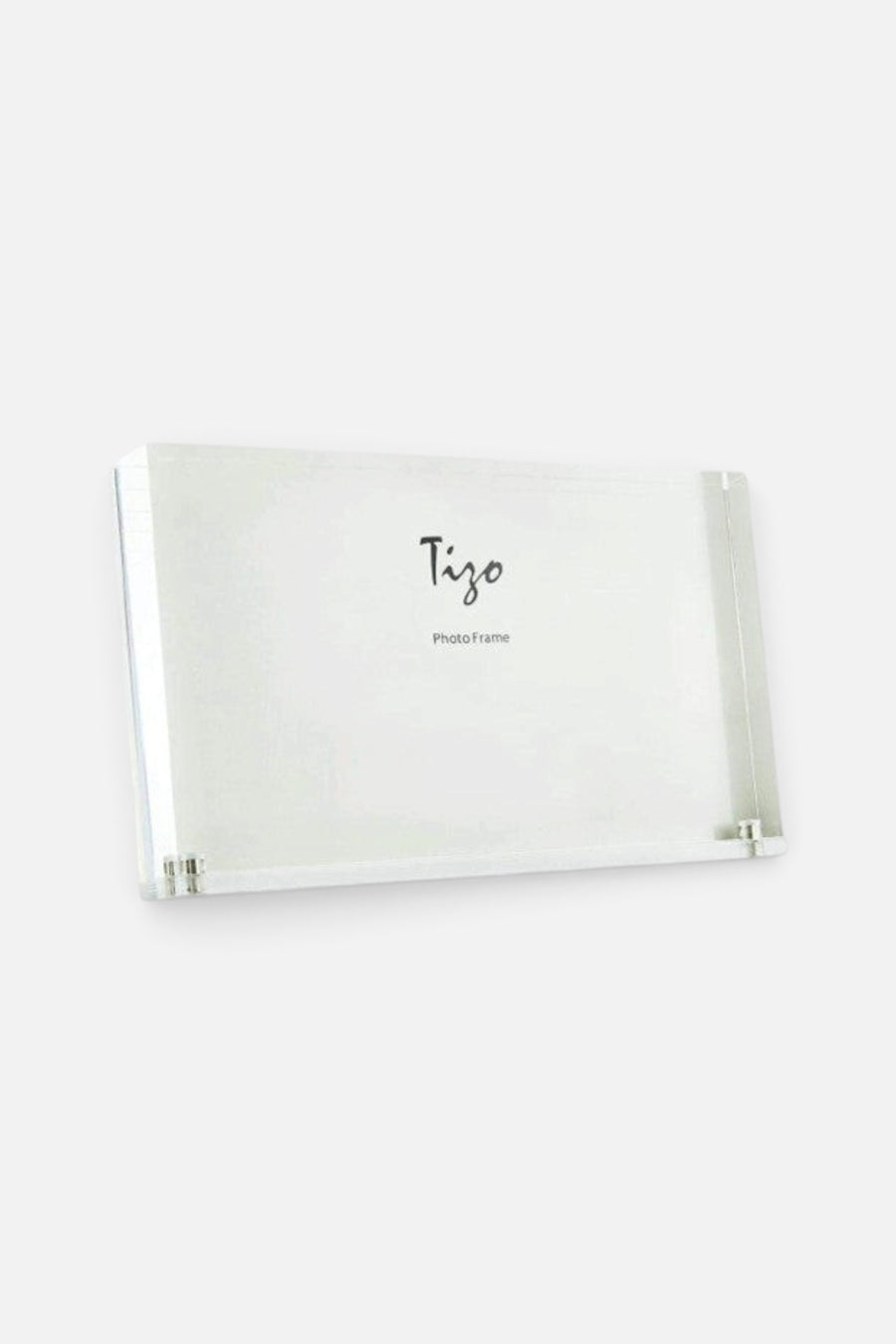 Tizo Lucite Easel Back Frame - Clear Back Horizontal 7x5 – side view