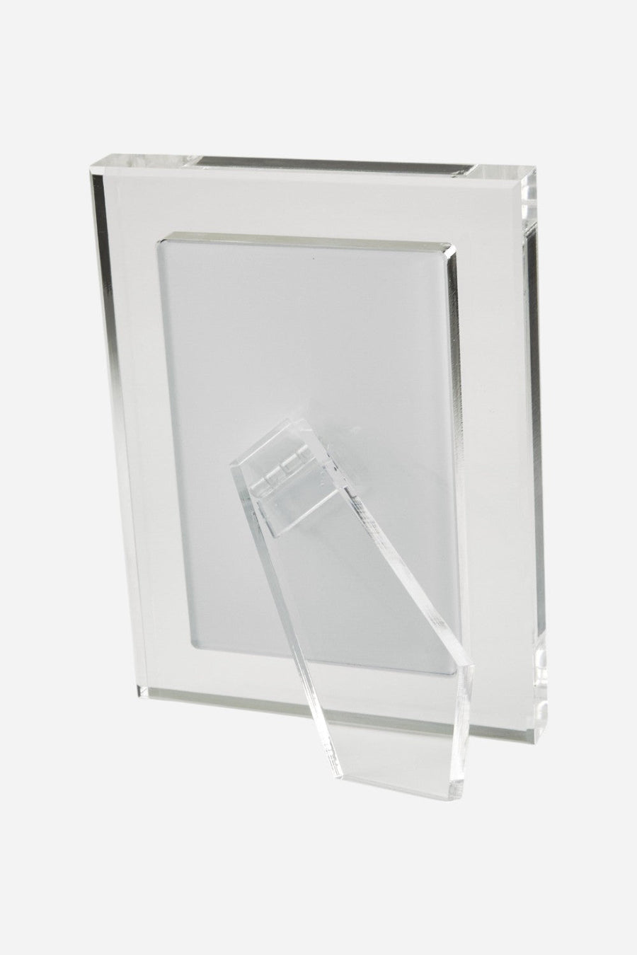 Tizo Lucite Photo Frame with Clear Border, 8 x 10 – back view