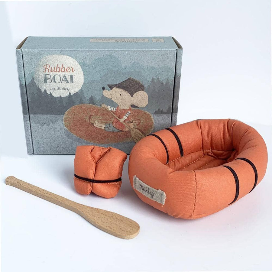 Maileg Rubber Boat in Matchbox
