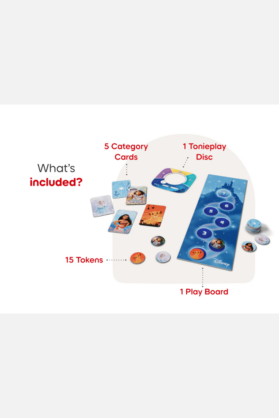 Tonieplay Disney: Quiz Kingdom Game – back view