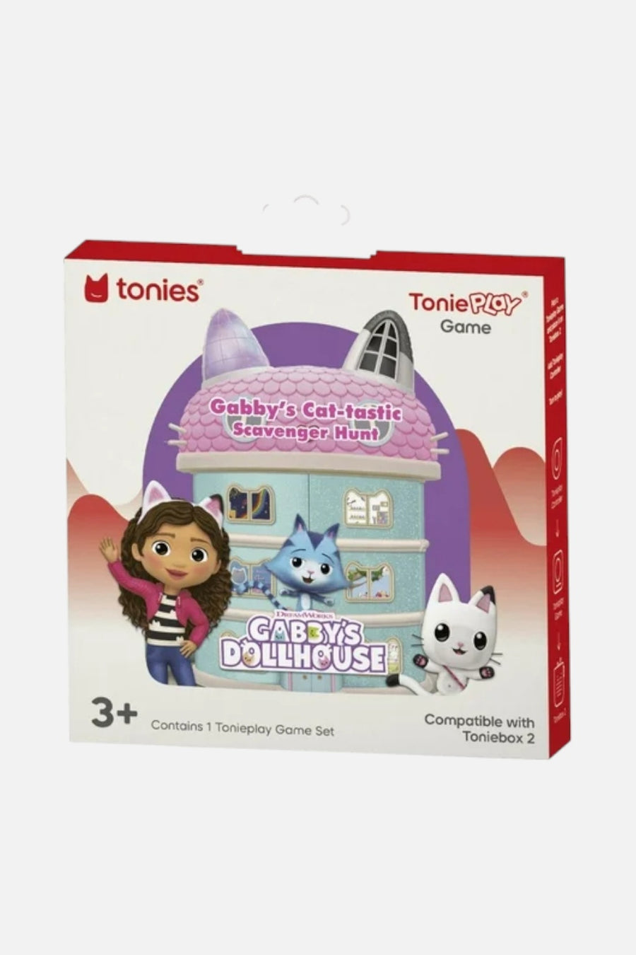 Tonieplay Gabby's Dollhouse: Gabby's Cat-tastic Scavenger Hunt Game – side view