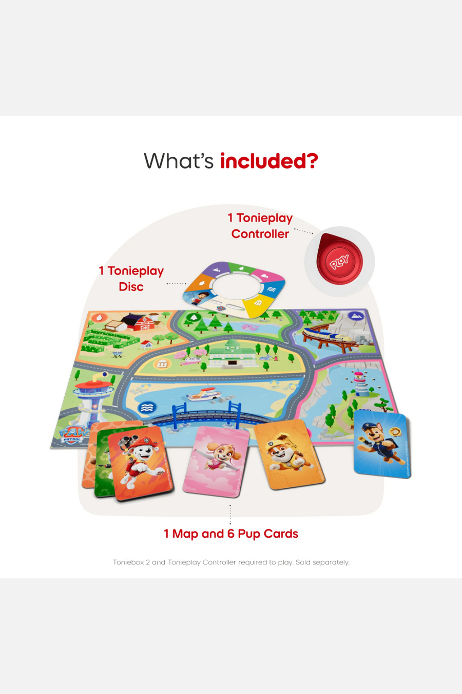 Tonieplay PAW Patrol: Adventure Bay Rescue Heroes Game + Controller – back view