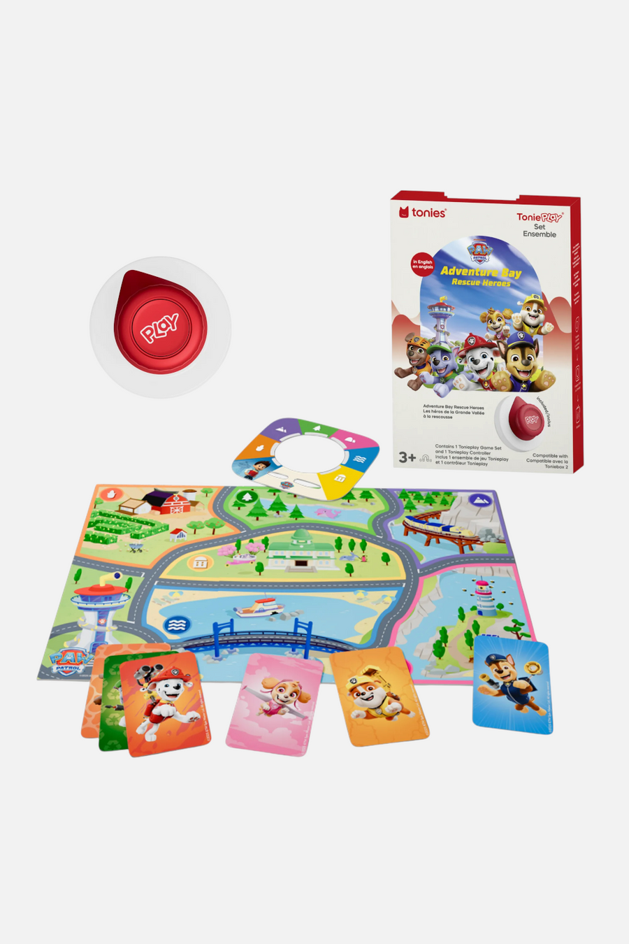 Tonieplay PAW Patrol: Adventure Bay Rescue Heroes Game + Controller – front view