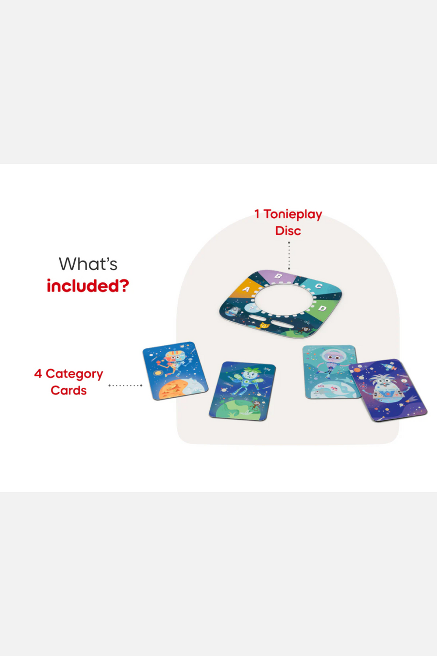 Tonieplay The Quizzles: All About Animals Game – side view