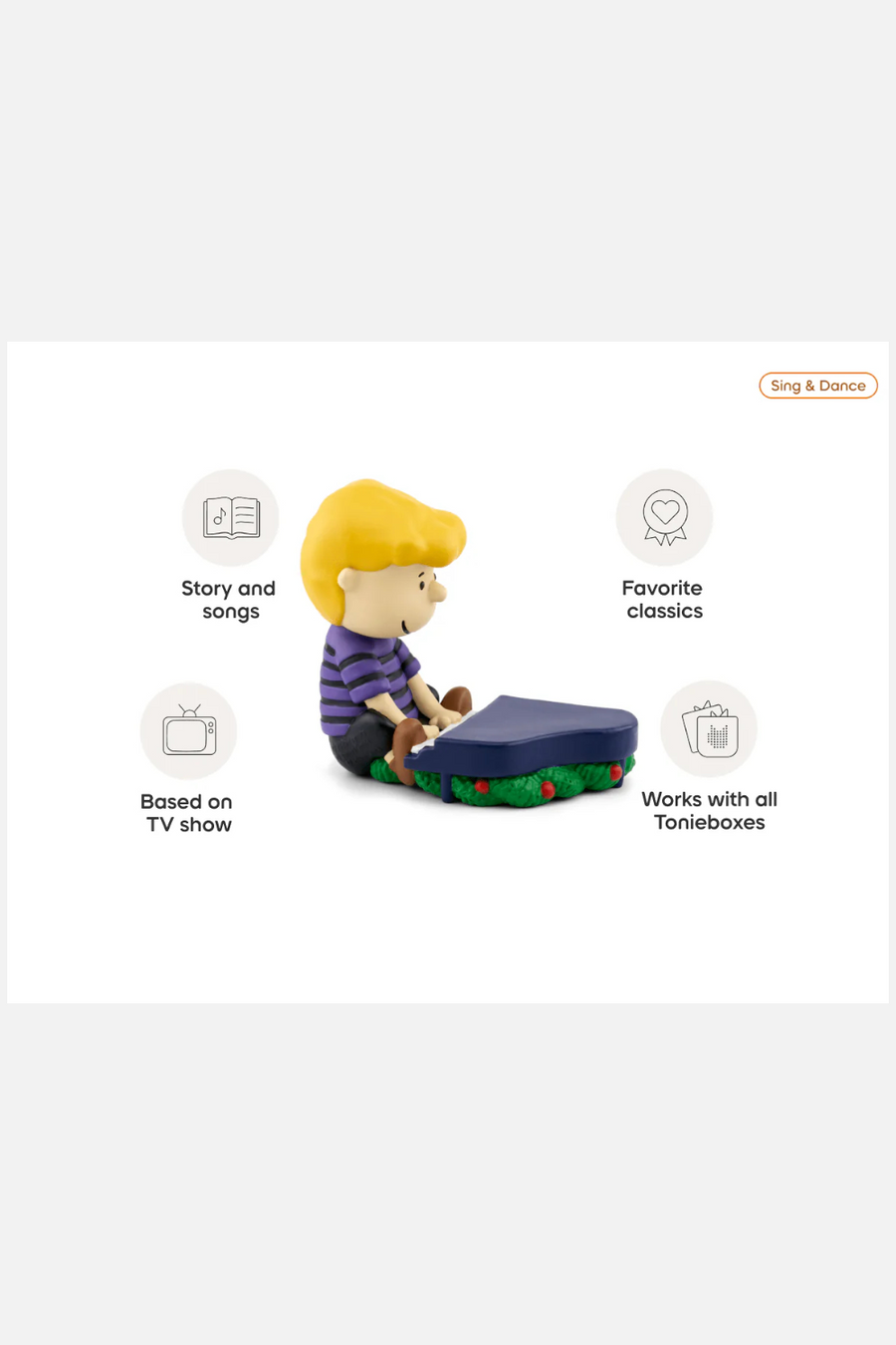 Tonies Peanuts: A Charlie Brown Christmas – side view