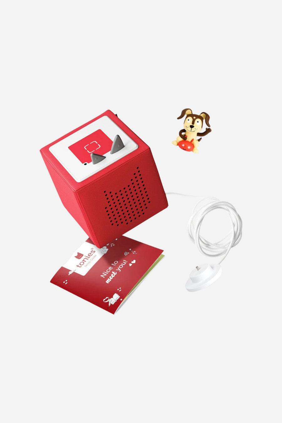 Tonies Red Starter + Monster Buddy Bag – side view