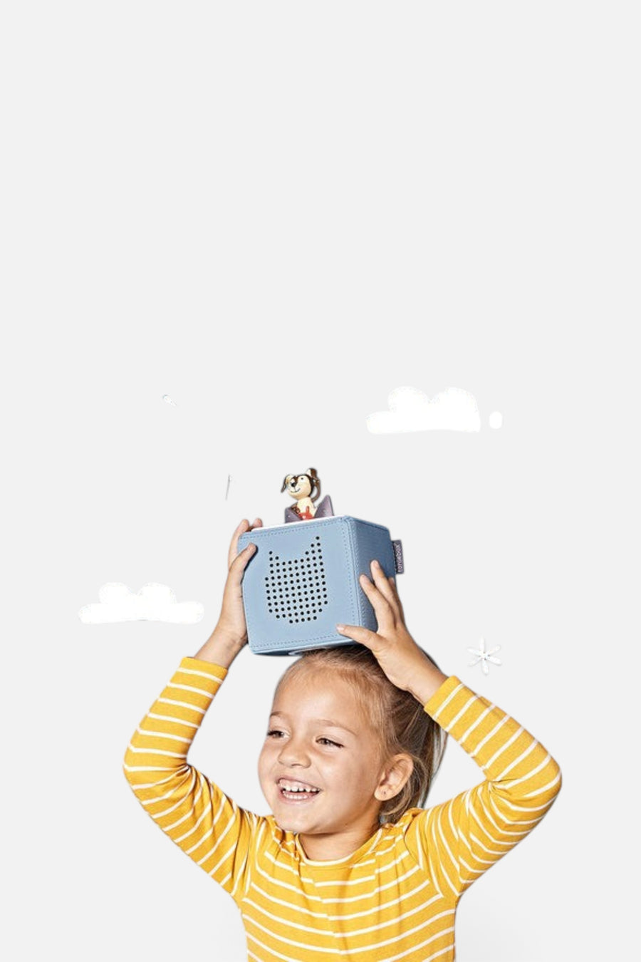 Tonies Toniebox Playtime Puppy Starter Set in Light Blue – back view